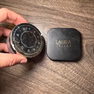 Laura Geller Black and Gold Compact Set